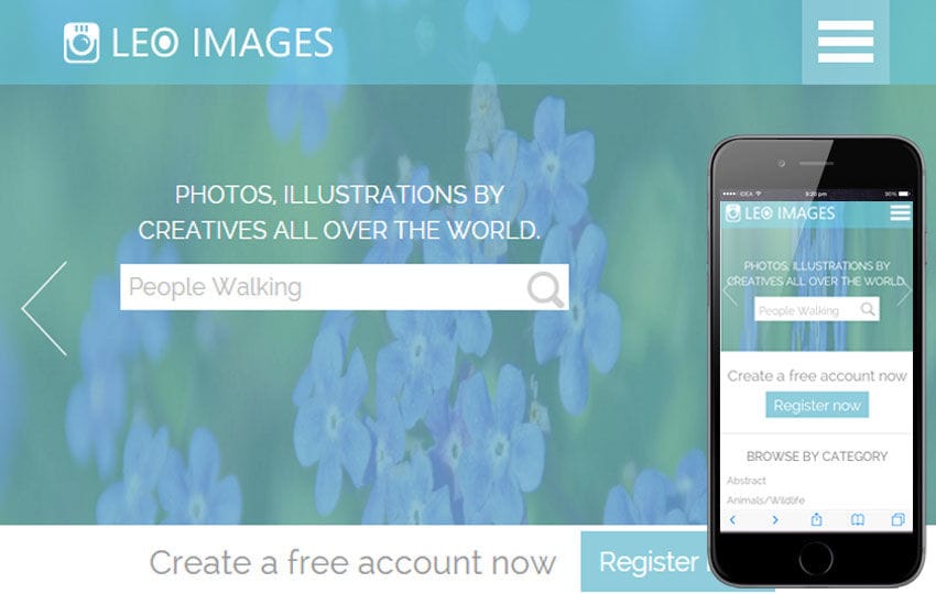 Leo Images a Flat Gallery Responsive Web Template