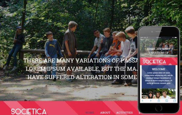 Societica a People and Society Flat Bootstrap Responsive Web Template