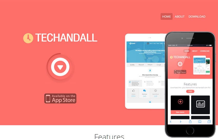 Techandall a Corporate Agency Flat Bootstrap Responsive Web Template