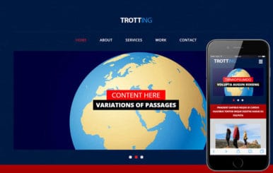 Trotting a Travel Category Flat Bootstrap Responsive Web Template