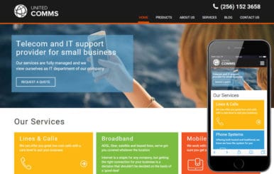 United Comms a Corporate Flat Bootstrap Responsive Web Template