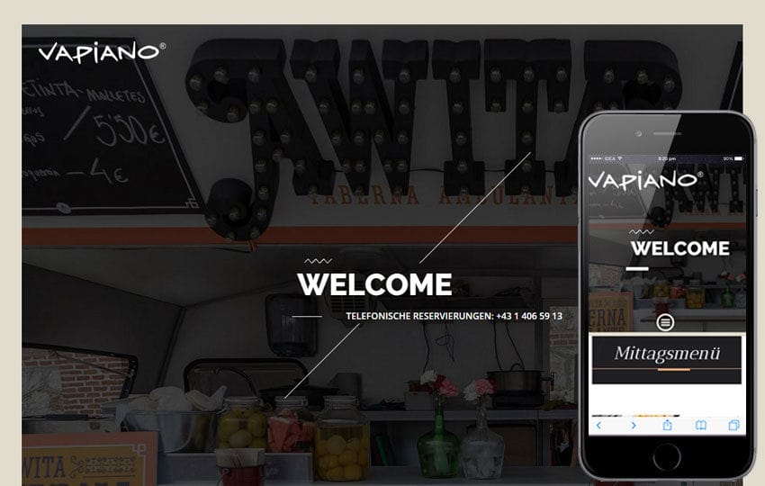 Vapiano a Hotel Category Flat Bootstrap Responsive Web Template