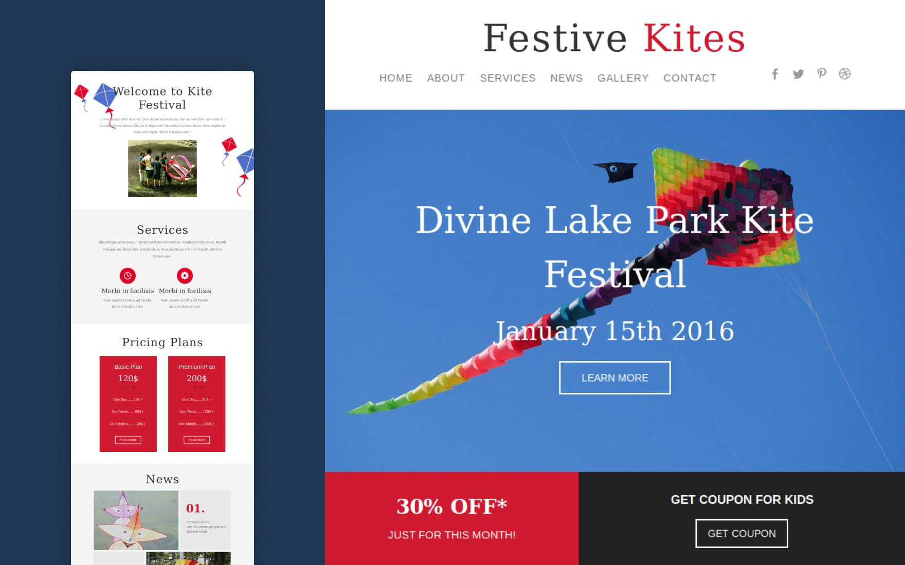 festive kites