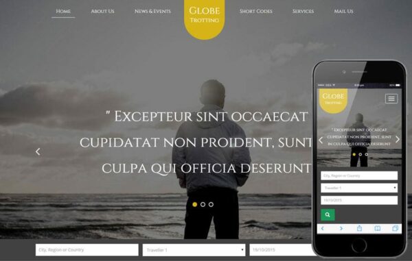 Globe Trotting a Travel Flat Bootstrap Responsive web template