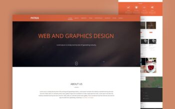 patros website template