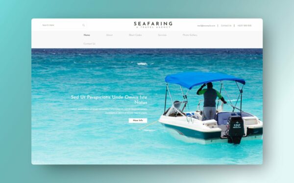 seafaring website template