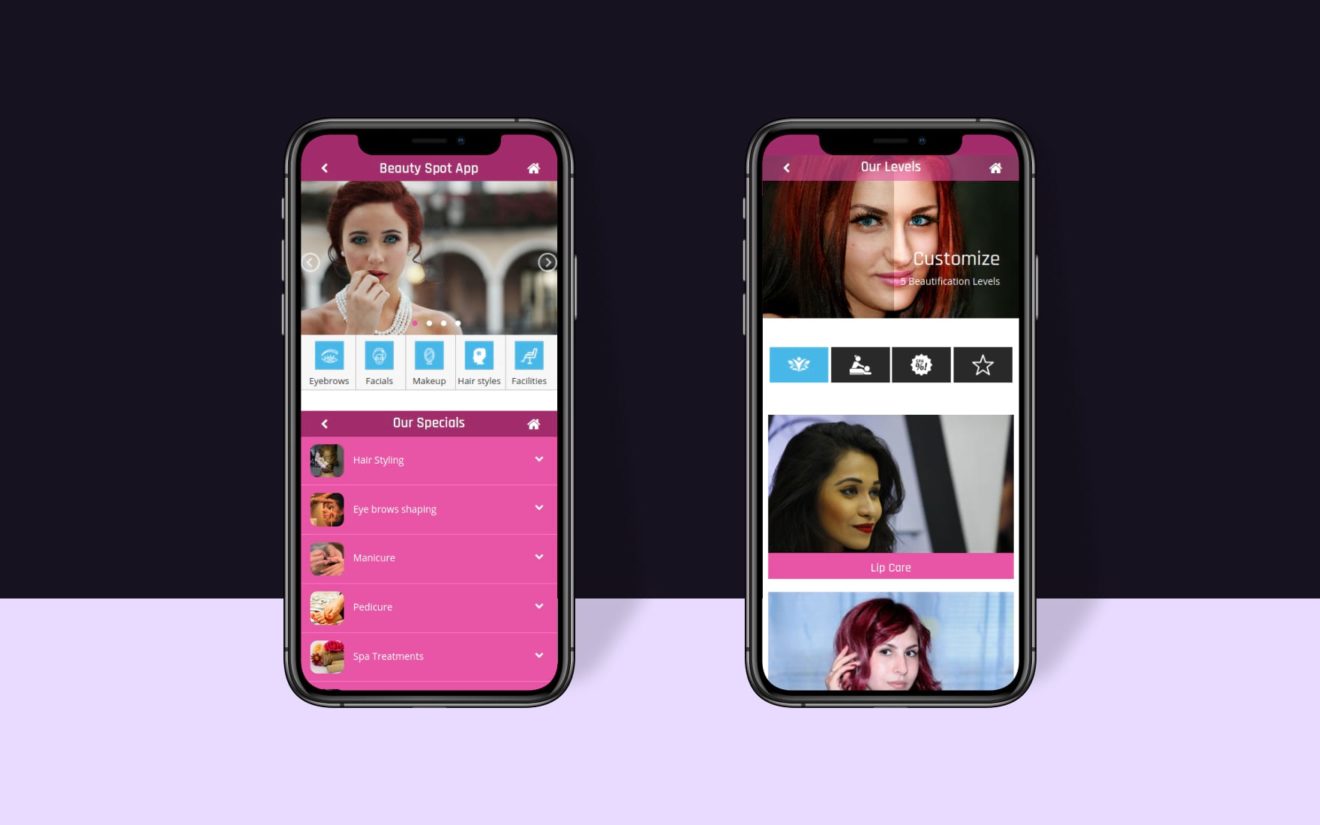 Beauty Spot A Mobile App Flat Bootstrap Responsive Web Template
