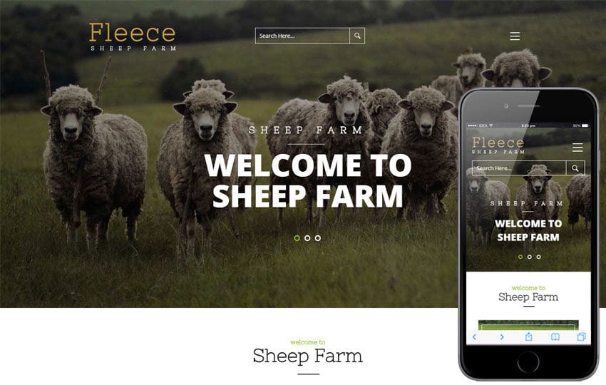 Fleece a Agricultural Flat Bootstrap Responsive Web Template