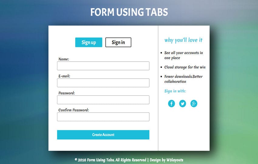 Form use