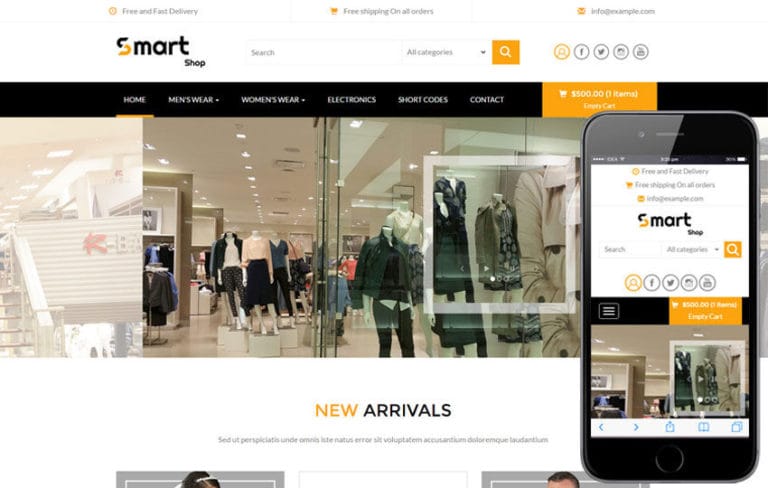 Shoppy Kart a Multi Vendor eCommerce Website Template – W3Layouts