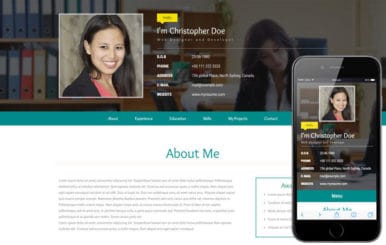 My Resume a Personal Category Flat Bootstrap Responsive Web Template
