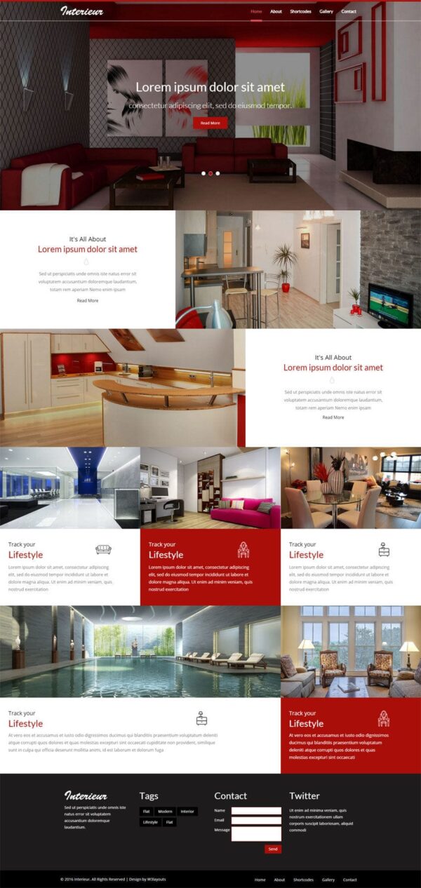Interieur a Interior Category Flat Bootstrap Responsive Web Template