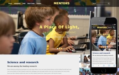 Mentors a Education Category Flat Bootstrap Responsive Web Template