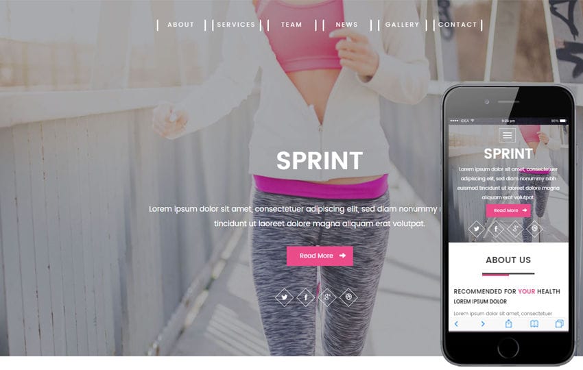 Sprint a Sports Category Flat Bootstrap Responsive web Template