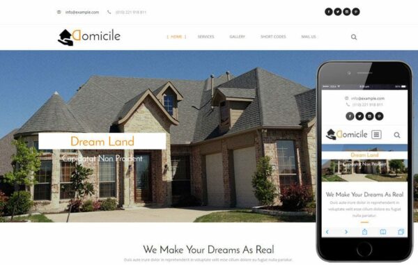 Domicile a Real Estate Category Flat Bootstrap Responsive Web Template