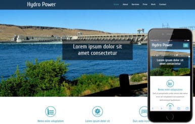 Hydro Power An Industrial Category Flat Bootstrap Responsive Web Template