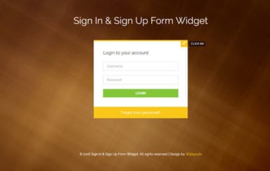 Sign In and Sign Up Form Flat Responsive Widget Template