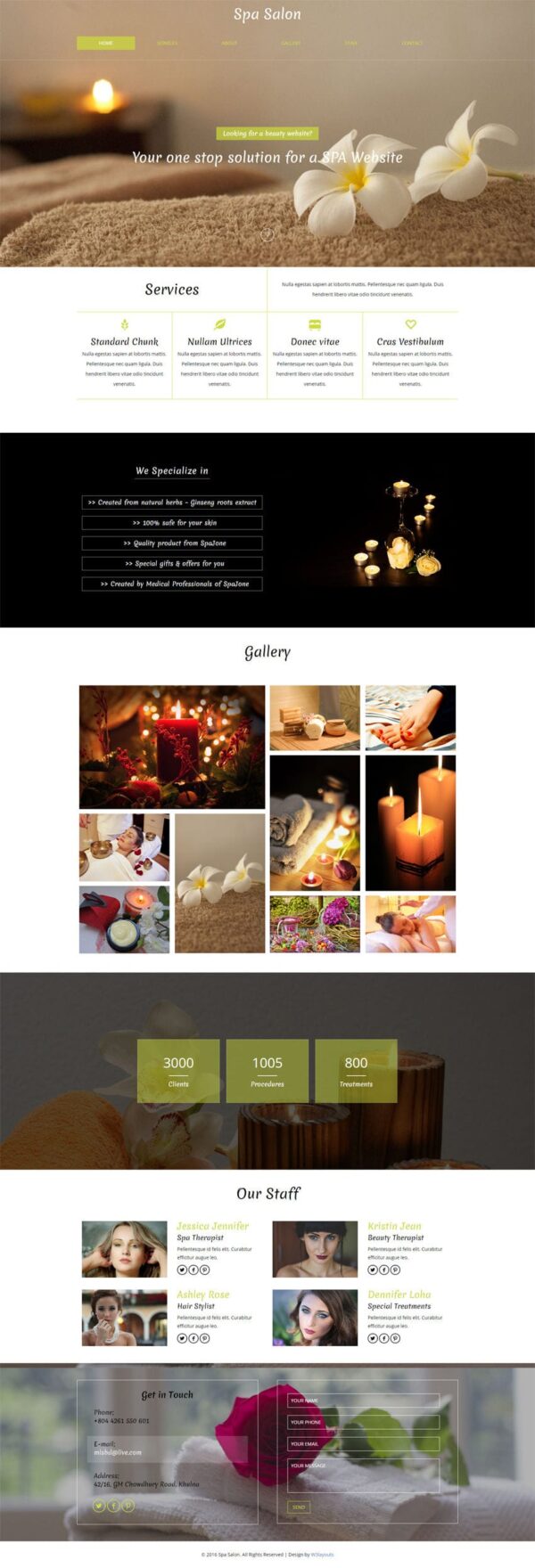 Spa Salon a Spa Category Flat Bootstrap Responsive Web Template