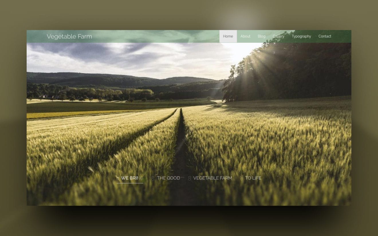 Vegetable Farm An Agriculture Category Flat bootstrap Responsive  Web Template