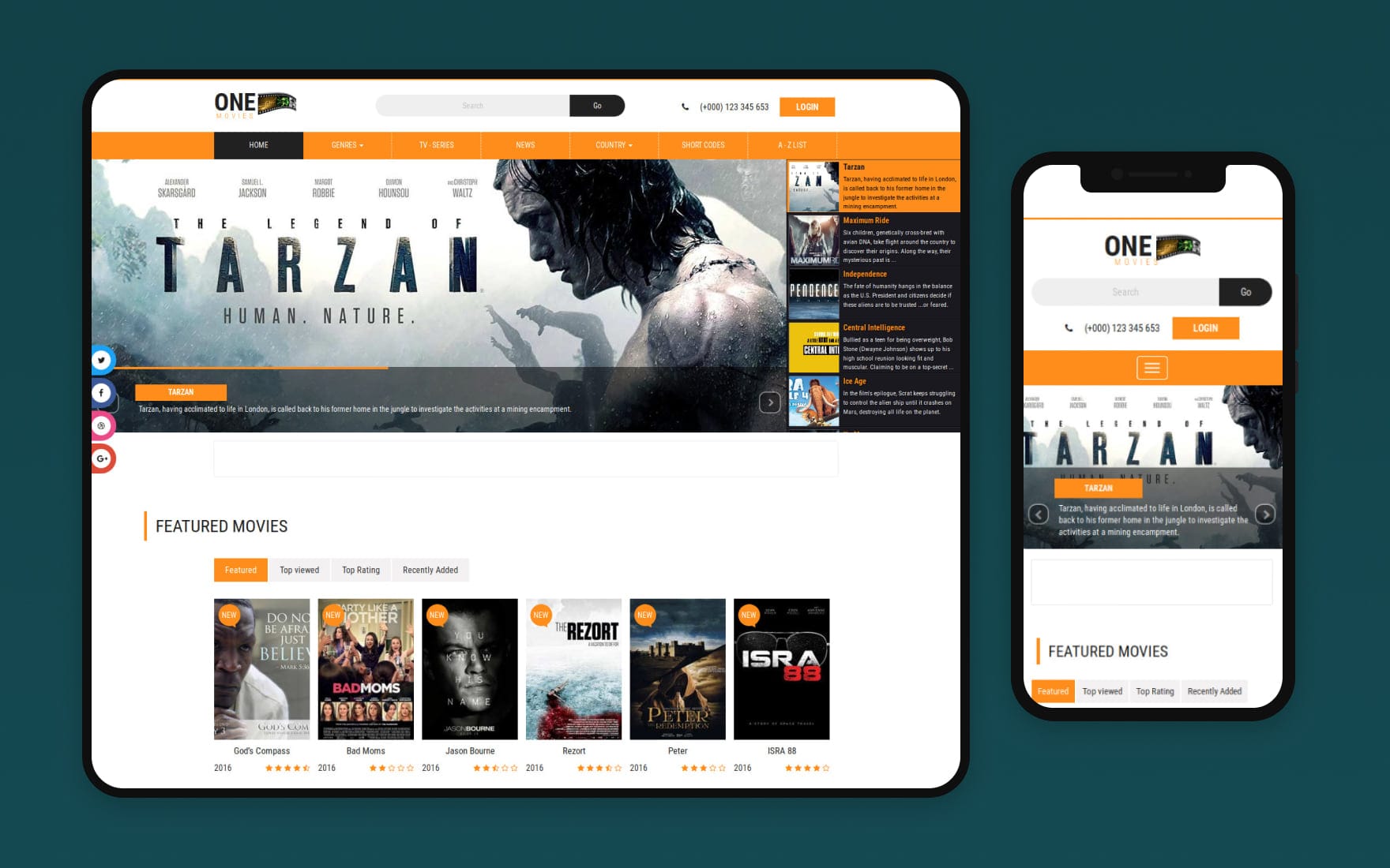 1 Movies Website Template Built With Bootstrap W3layouts
