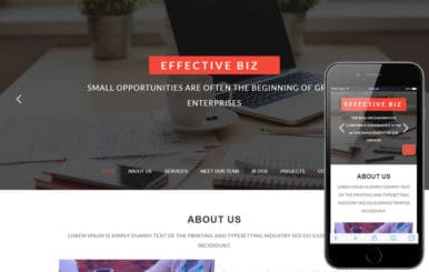 Effective Biz a Corporate Business Category Bootstrap Responsive Web Template