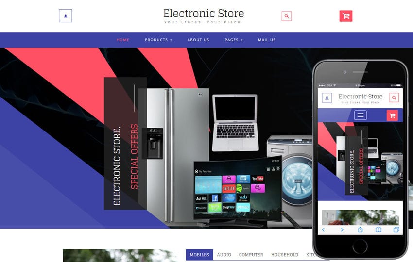 Simple Shopping Website Templates