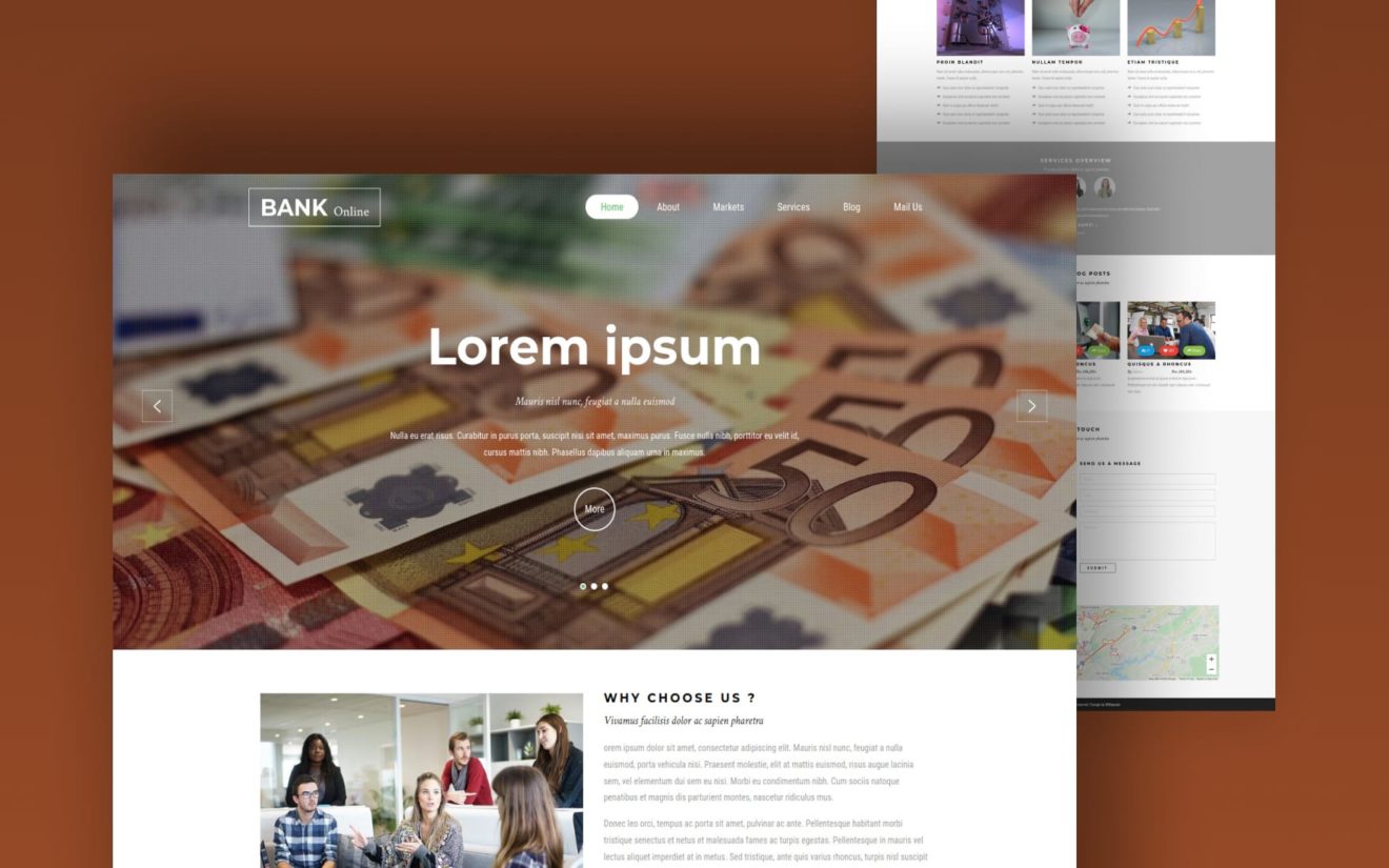 Bank Online a Banking Category Bootstrap Responsive Web Template