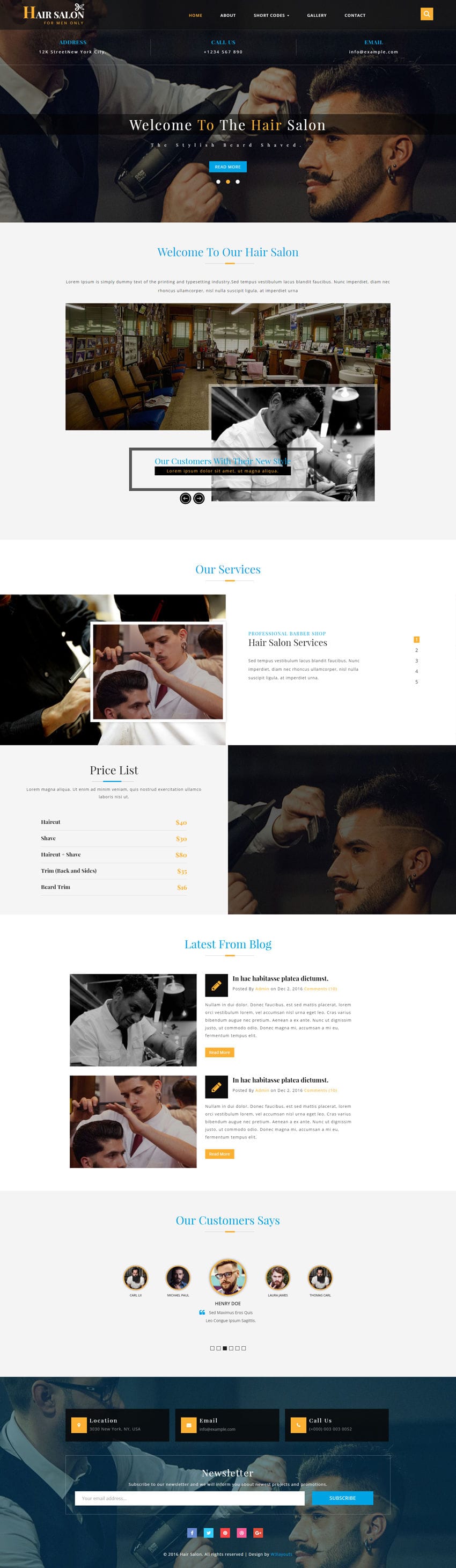 Hair Salon a Beauty and spa Flat Bootstrap Responsive Web Template