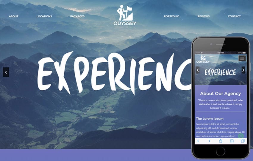 Odyssey a Travel Category Bootstrap Responsive Web Template