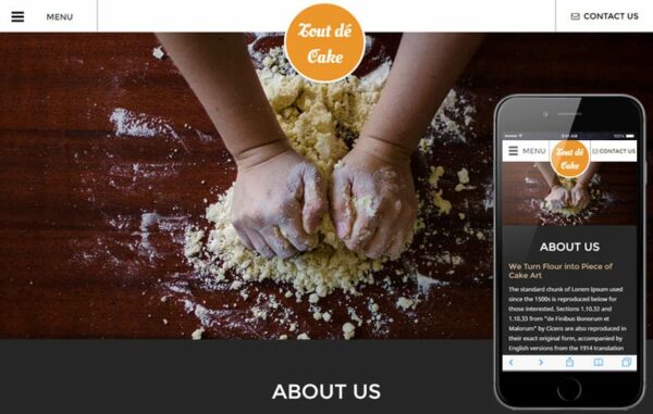 Tout de Cake a Hotels and Restaurants Responsive Web Template