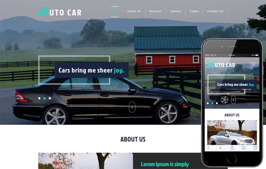 Auto Car – Automobile Category Bootstrap Responsive Web Template