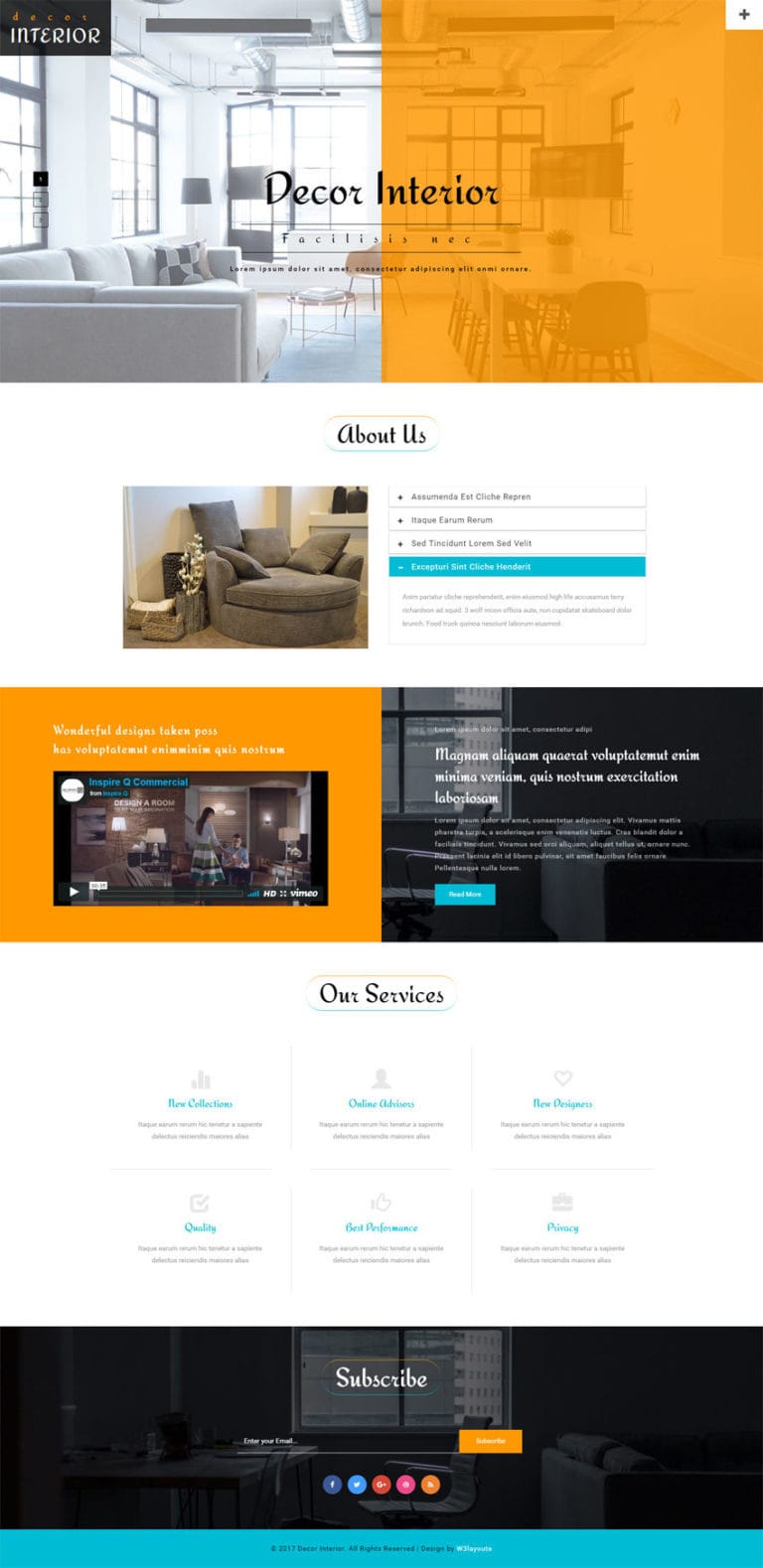 Decor Interior an Interior & Furniture Bootstrap Responsive Web Template