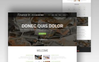 Finance In a Banking Category Bootstrap Responsive Web Template