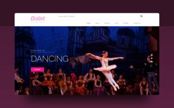 ballet website template