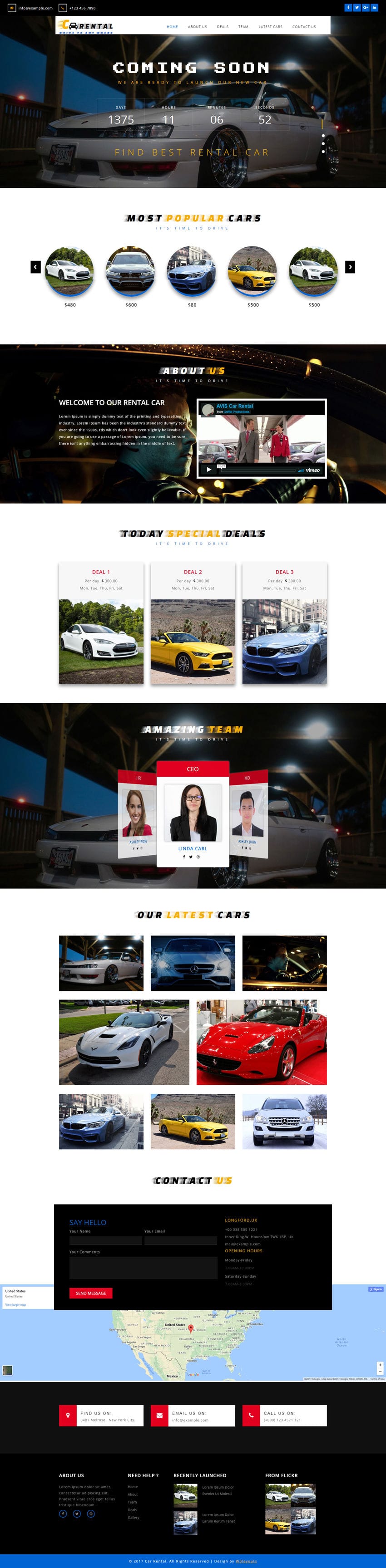 Car Template Free Download