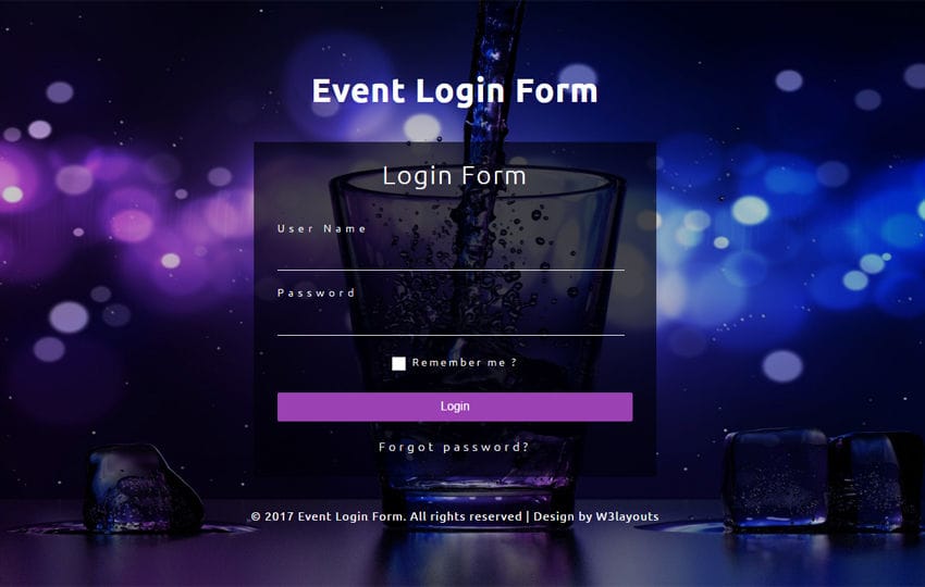 total party planner login