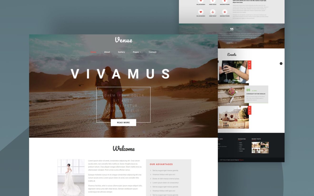Venue a Wedding Category Bootstrap Responsive Web Template