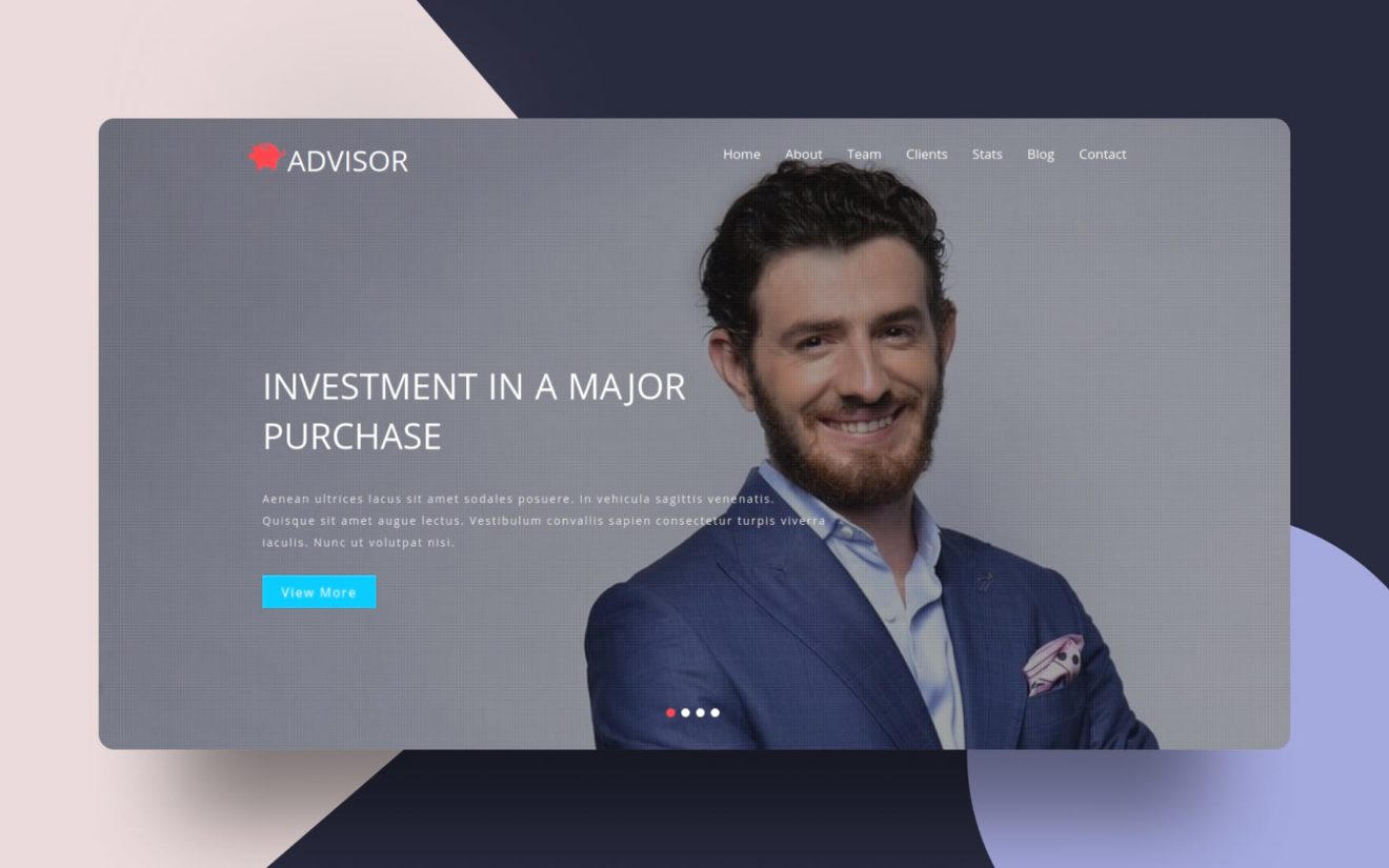 Advisor a Banking Category Bootstrap Responsive Web Template
