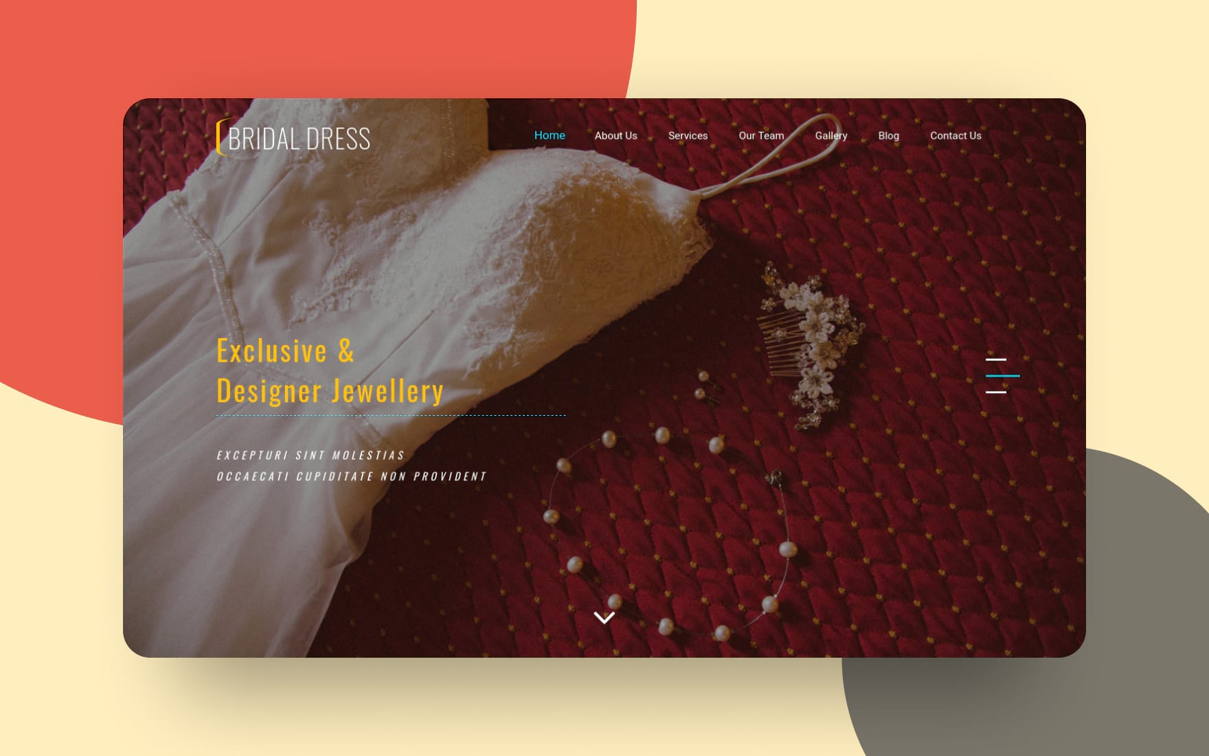 Wedding Dress Design html5