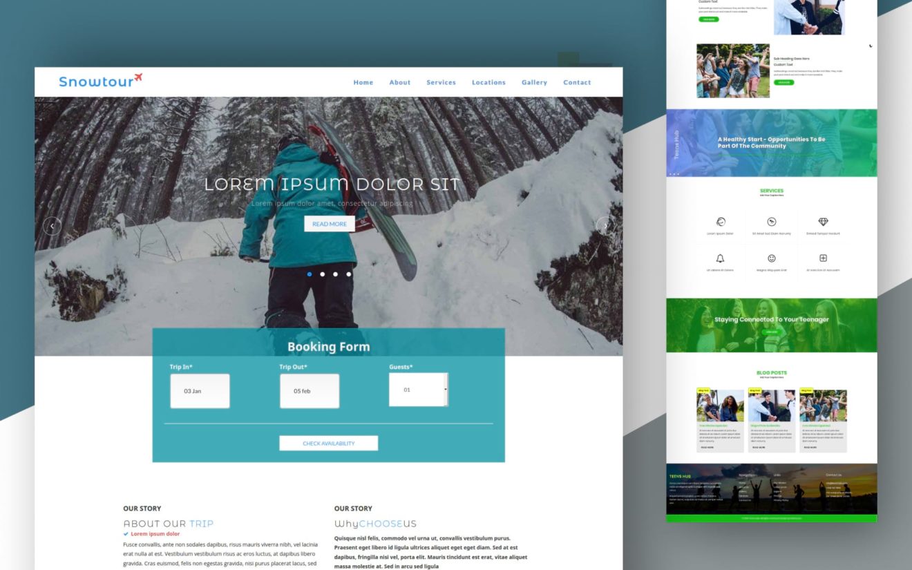Snow Tour a Travel Category Bootstrap Responsive Web Template