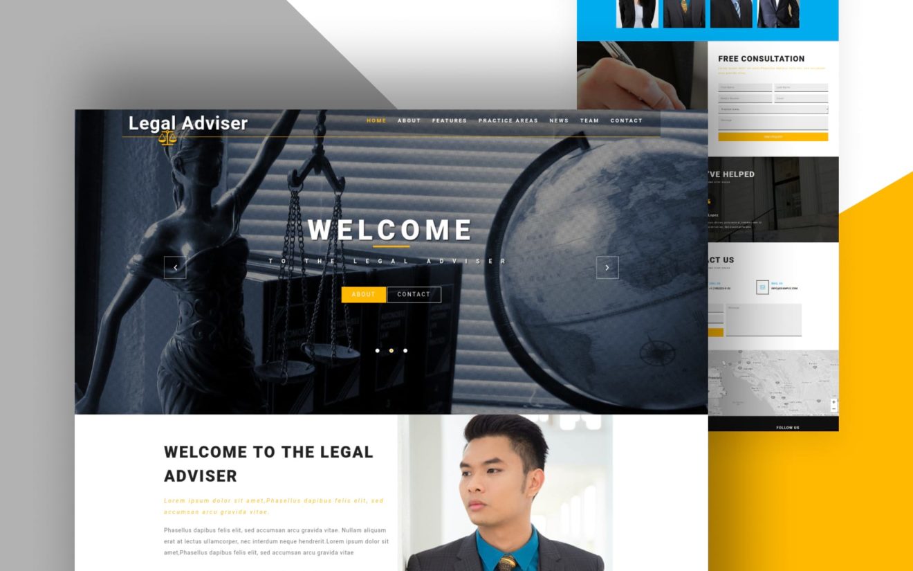 Legal Adviser a Society & People Flat Bootstrap Responsive Web Template