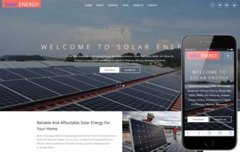 Solar Energy - Industrial Solar Website Template