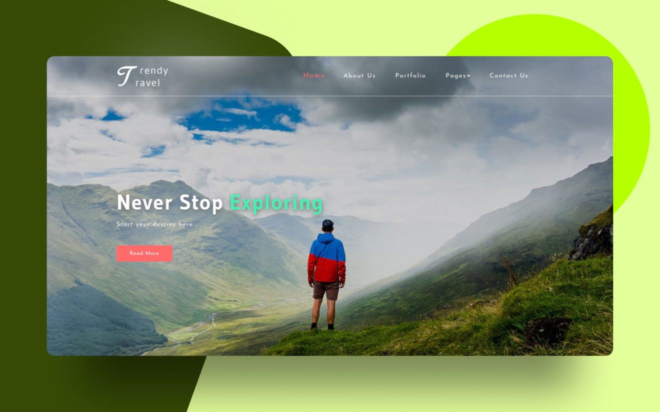Trendy Travel a Travel Category Bootstrap Responsive Web Template