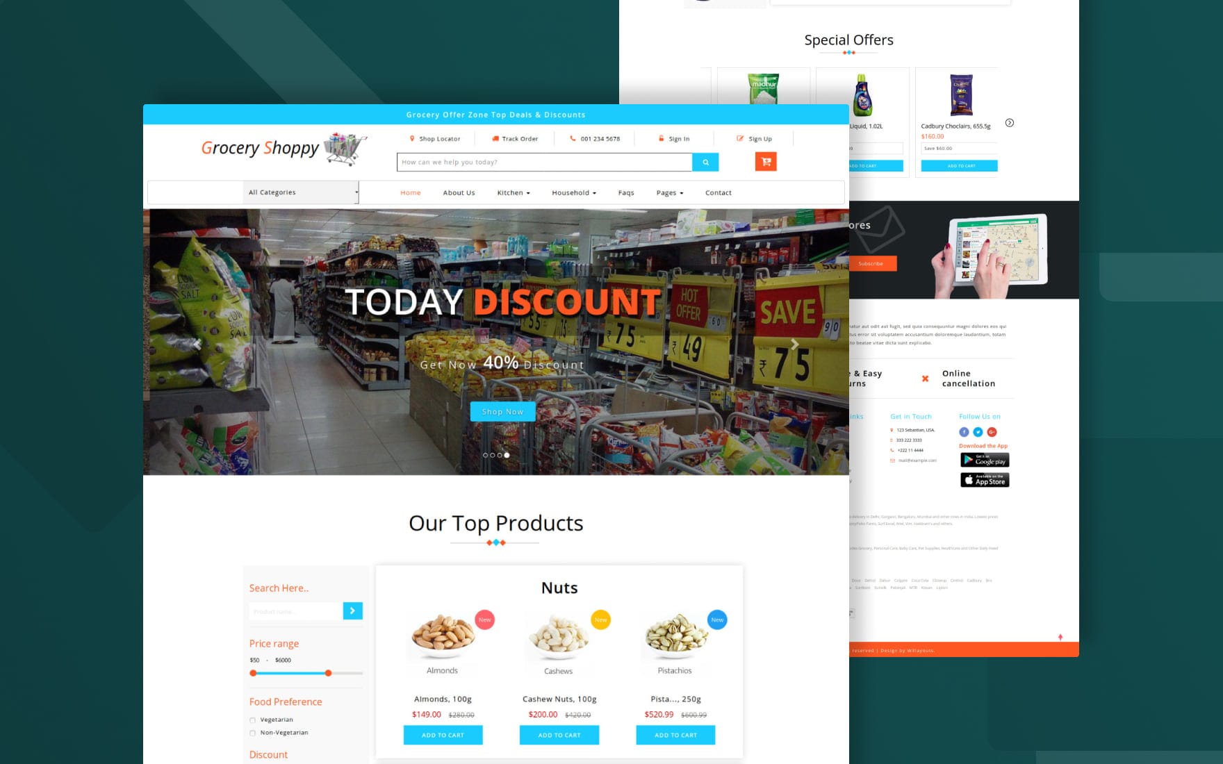 Free Ecommerce Web Template Download from w3layouts.com