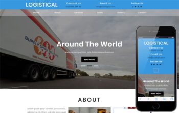 Logistical - Transportation & Logistics Website Template