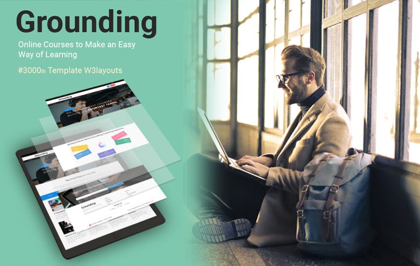 Grounding Education Category Bootstrap Responsive Web Template