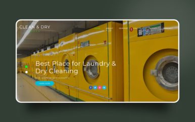 clean and dry website template