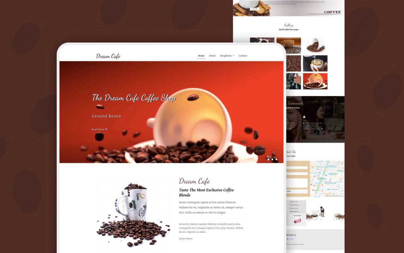 Dream Cafe Restaurant Category Bootstrap Responsive Web Template