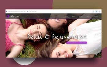 gleam website template
