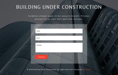 Building Under Construction